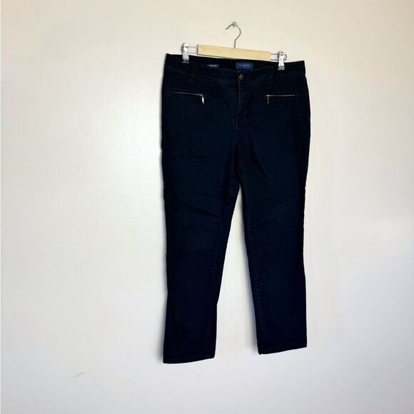 SALE! Black Talbots Signature Denim Size 12P EUC - Picture 1 of 5